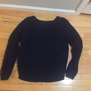 Cable knit sweater